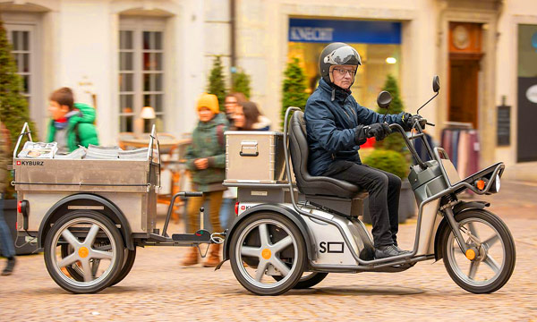 Elektro-Fahrzeug und elektrisches Nutzfahrzeug für Hausmeister und Hausverwaltung mieten